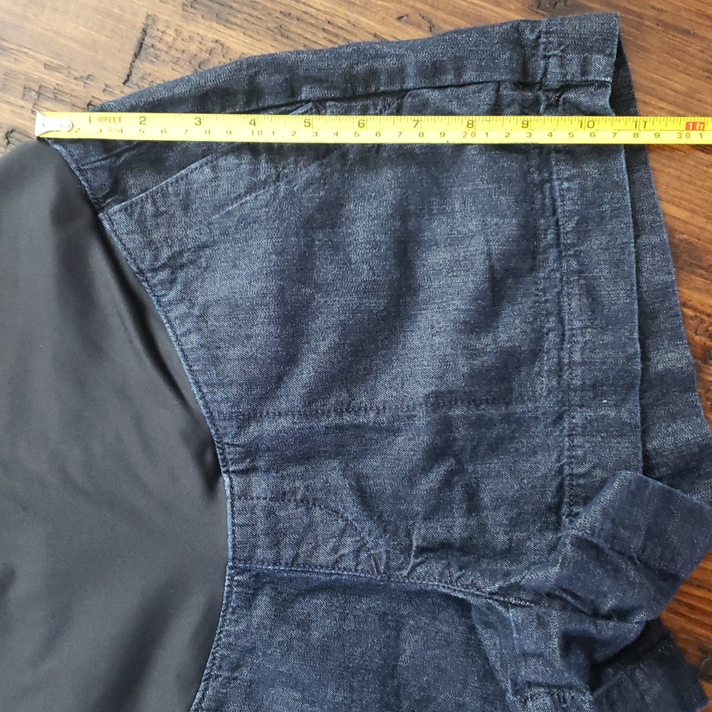 Women's Dark Denim Maternity Shorts Size 4M - Picture 7 of 8